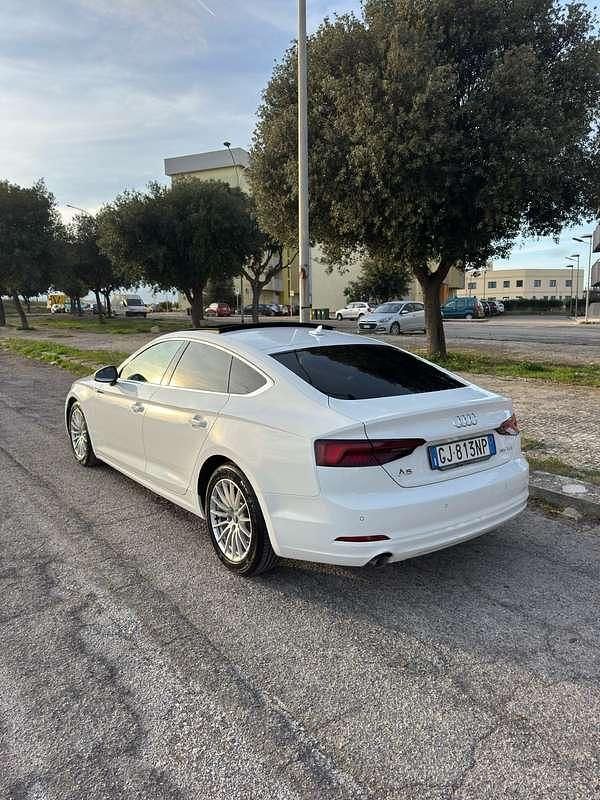 Usata Audi A5 Sportback Ambiente 150 CV (110 kW) 2019 Bianco Utilitaria