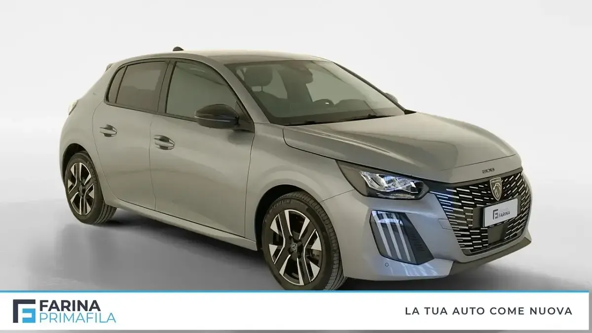 Usata Peugeot 208 Allure 101 CV (74 kW) 2025 Grigio Utilitaria