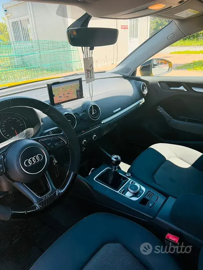 Usata Audi A3 110 CV (80 kW) 2017 Giallo Berlina