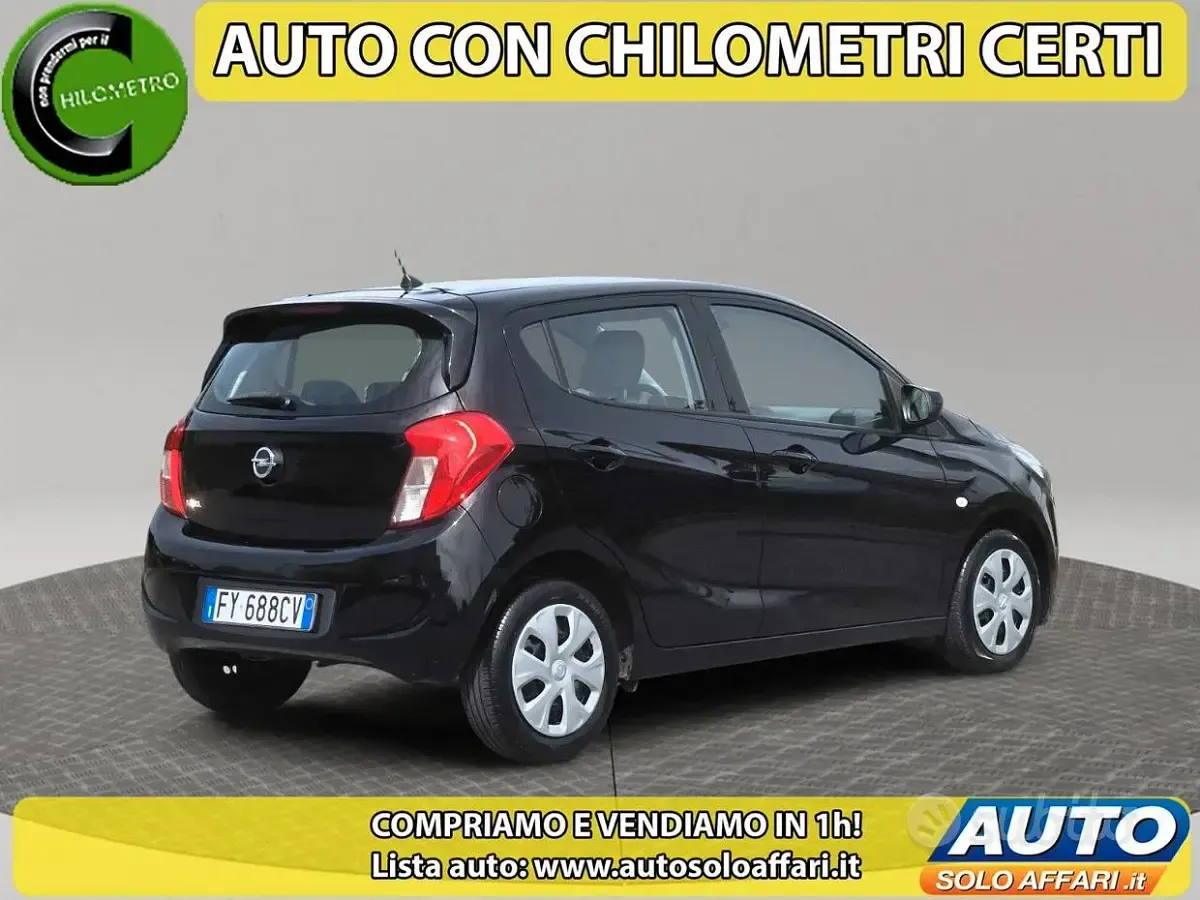 Usata Opel Karl 73 CV (53 kW) 2019 Nero Utilitaria