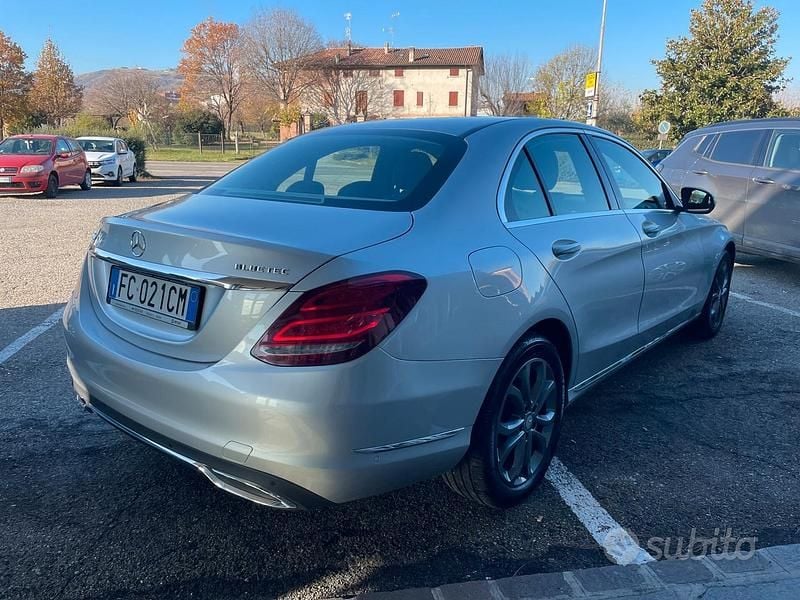 Usata Mercedes C200 Exclusive 136 CV (100 kW) 2016 Grigio Berlina