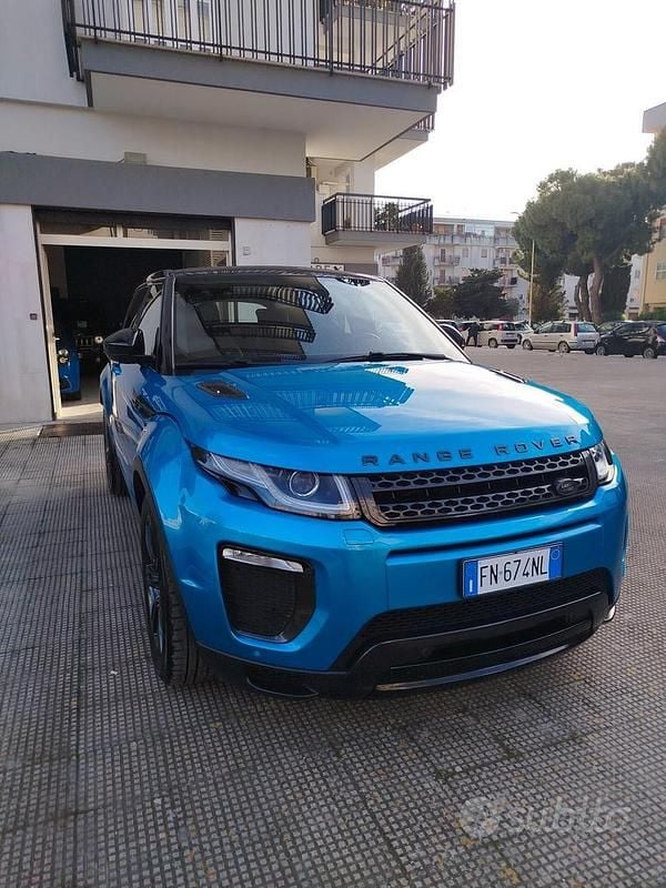 Usata Land Rover Range Rover evoque Landmark 180 CV (132 kW) 2018 Blu SUV