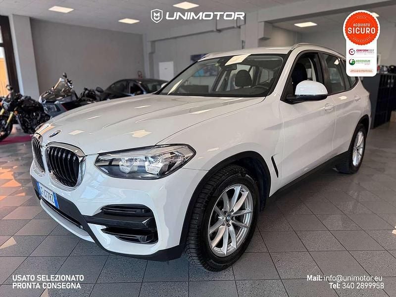 Usata BMW X3 184 CV (135 kW) 2021 Mineral white SUV