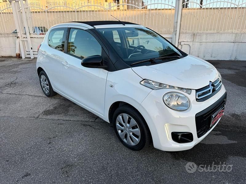 Usata Citroën C1 Shine 69 CV (50 kW) 2014 Bianco Utilitaria
