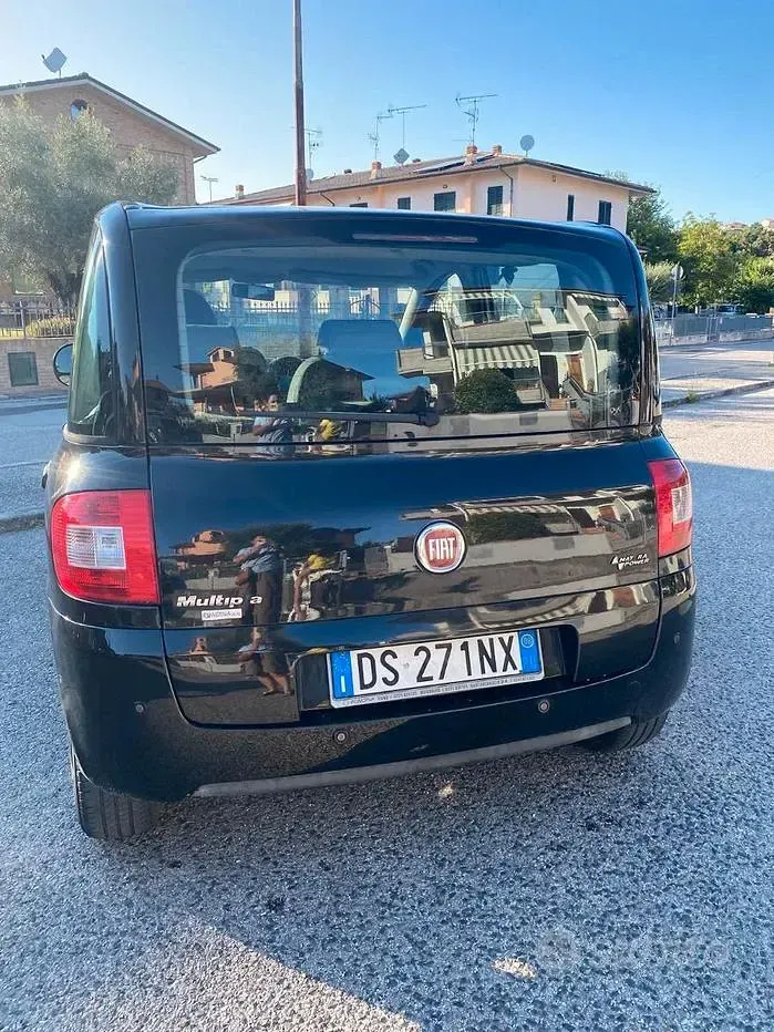 Usata Fiat Multipla Active 103 CV (75 kW) 2008 Nero Monovolume