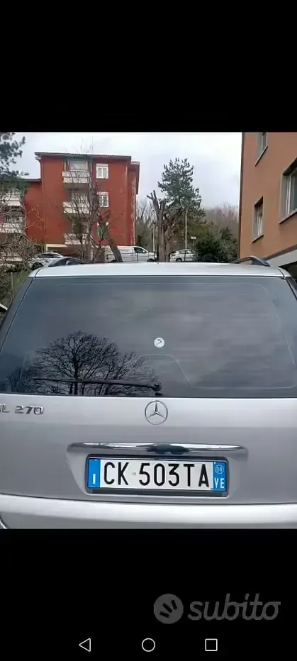 Usado Mercedes ML270 163 CV (119 kW) 2004 Gris SUV
