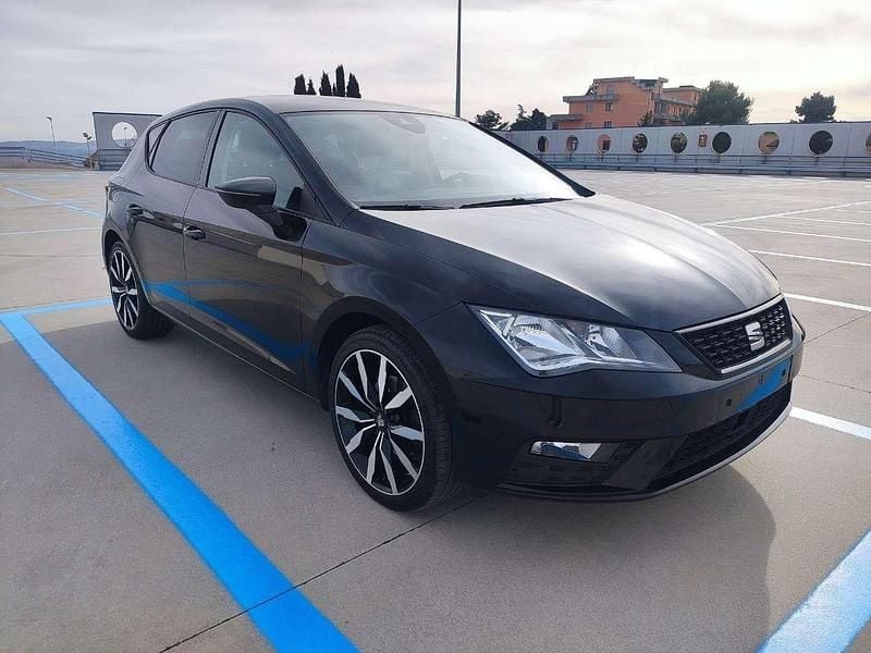 Usata Seat Leon 110 CV (80 kW) 2017 Nero Berlina