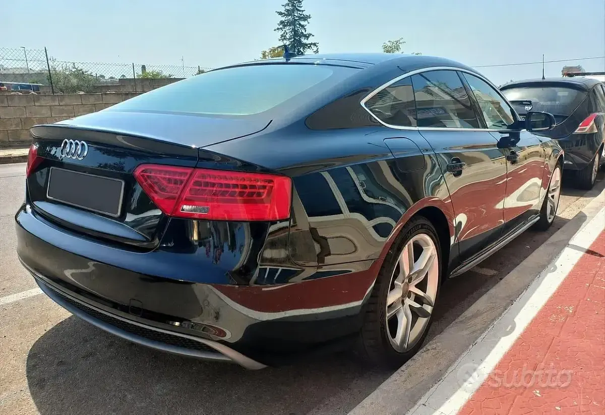 Usata Audi A5 S-Line 177 CV (130 kW) 2014 Nero Coupé