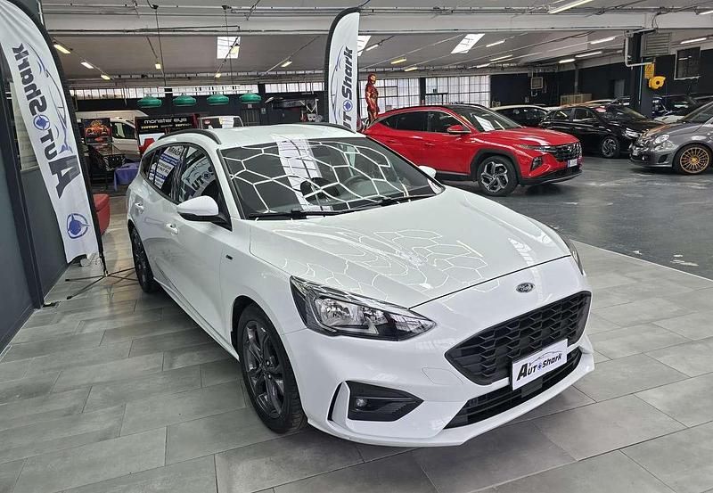Usata Ford Focus ST-Line 125 CV (91 kW) 2020 Bianco Station wagon