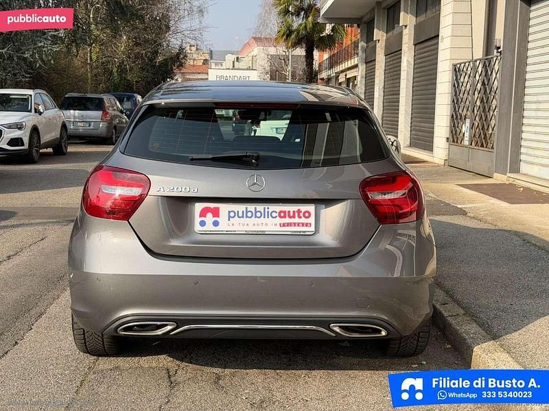 Usata Mercedes A200 Executive 136 CV (100 kW) 2018 Grigio Berlina