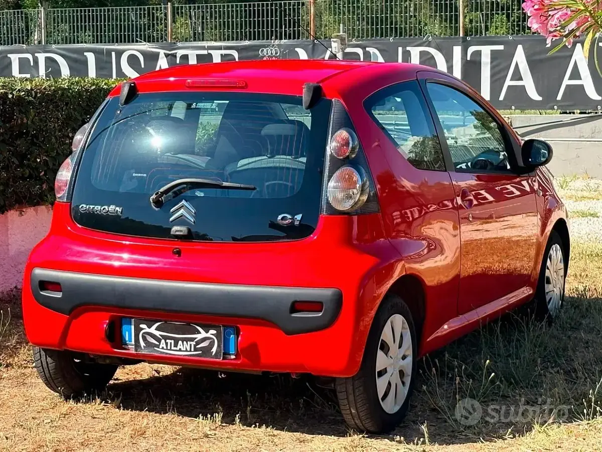 Usata Citroën C1 68 CV (50 kW) 2009 Rosso Utilitaria