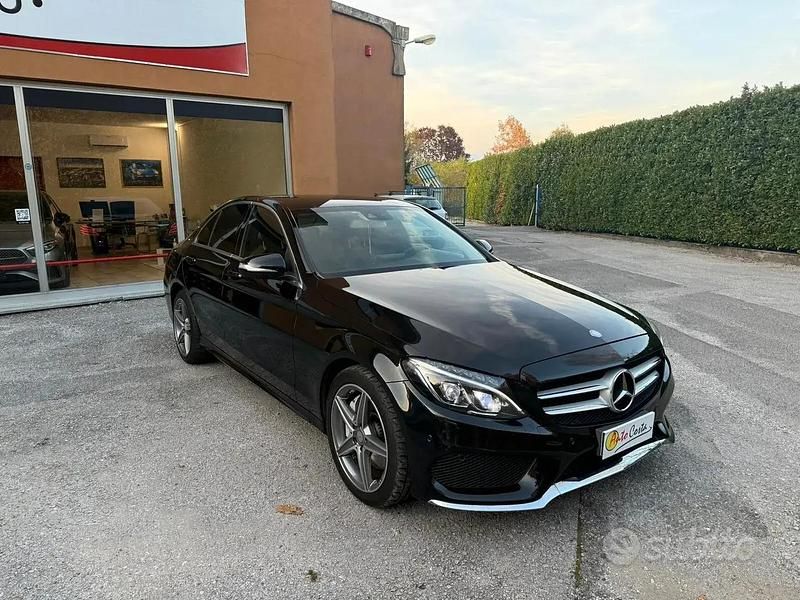 Usata Mercedes C250 Premium 204 CV (150 kW) 2015 Nero Berlina
