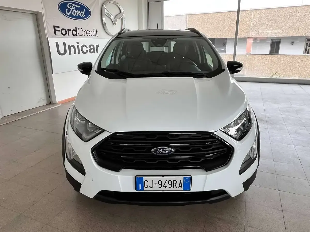 Usata Ford Ecosport Active 125 CV (91 kW) 2022 Frozen white+tetto nero SUV