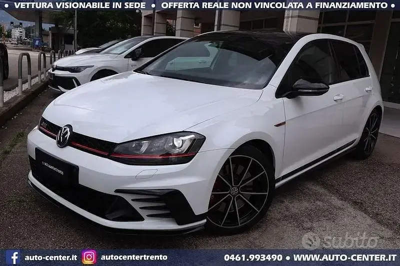 Usata VW Golf VII GTI Clubsport 265 CV (194 kW) 2016 Bianco Berlina
