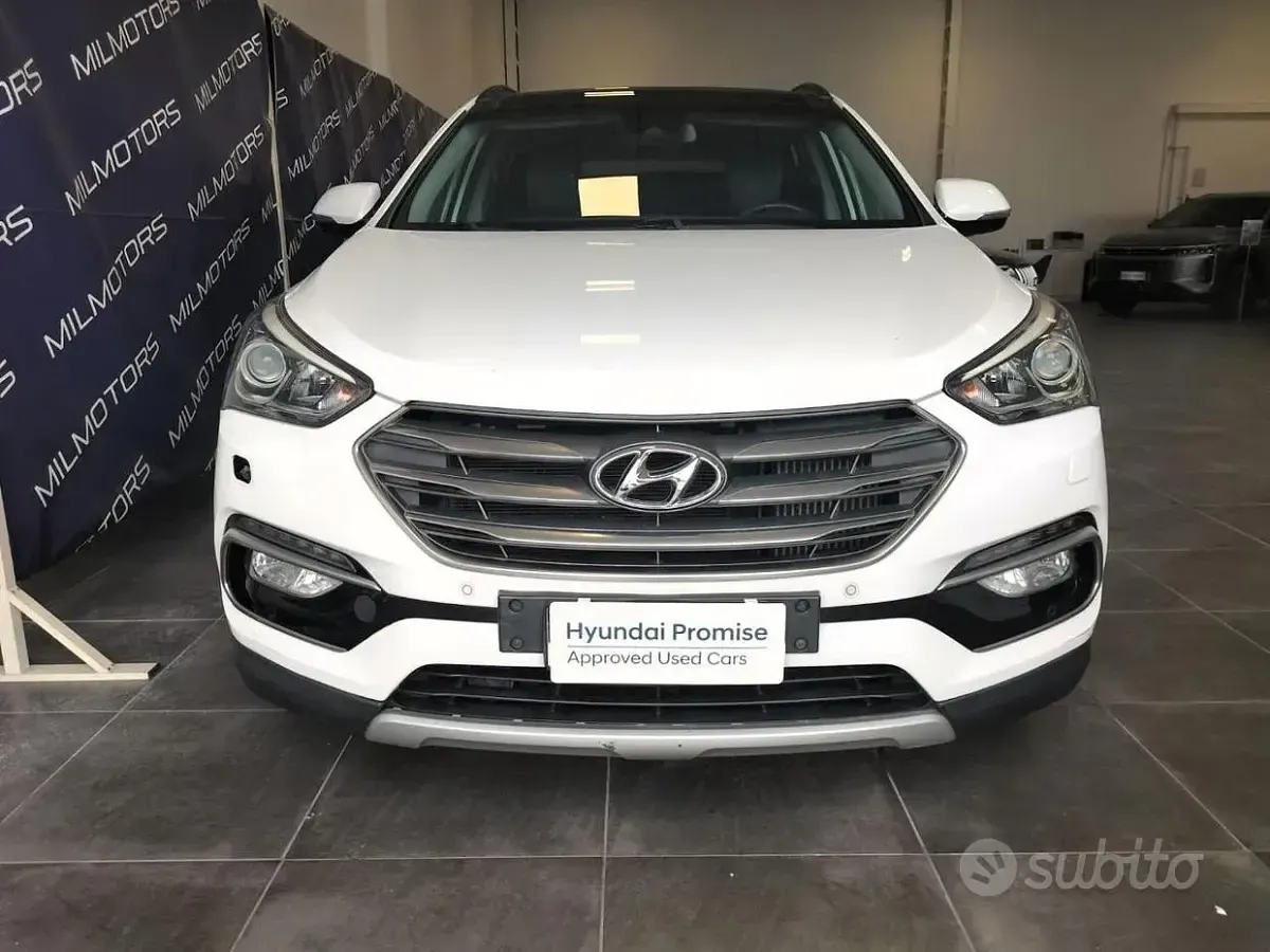 Usata Hyundai Santa Fe Xpossible 200 CV (147 kW) 2016 Bianco SUV