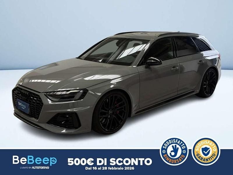 Usata Audi RS4 Comfort 450 CV (330 kW) 2020 Grigio metallizzato Station wagon