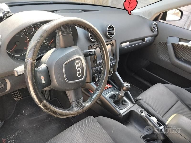 Usata Audi A3 S-Line 140 CV (102 kW) 2009 Nero Utilitaria
