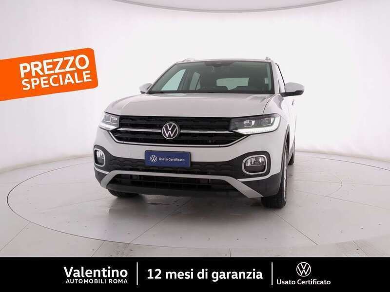 Bianco Usata 2022 VW T-Cross Advance SUV | 20.950 € (Cara) - Immagine 1/4