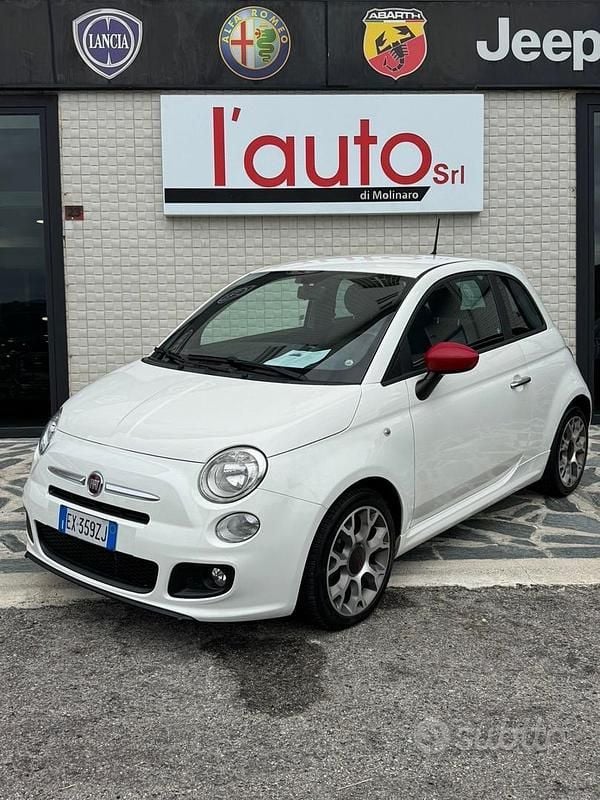 Usata Fiat 500 Sport 95 CV (69 kW) 2015 Bianco Utilitaria