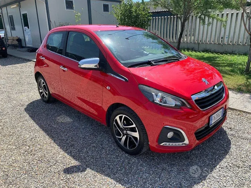 Usata Peugeot 108 Allure 82 CV (60 kW) 2018 Rosso Berlina