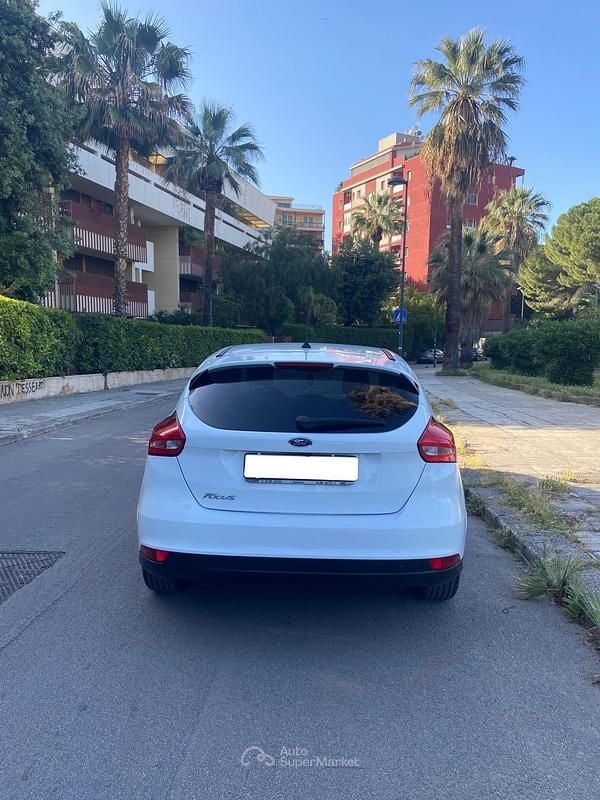 Usata Ford Focus Titanium 120 CV (88 kW) 2018 Bianco Berlina