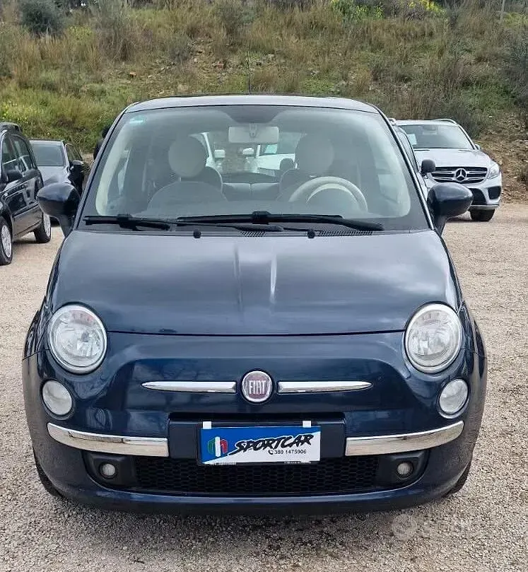 Usata Fiat 500 Lounge 100 CV (73 kW) 2008 Blu Berlina