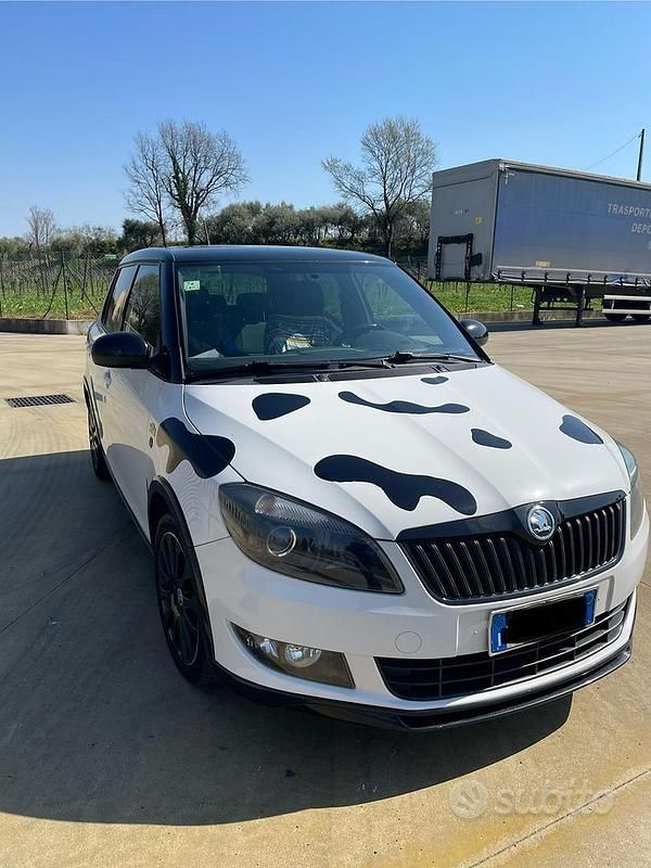 Usata Skoda Fabia Monte Carlo 90 CV (66 kW) 2013 Bianco Utilitaria