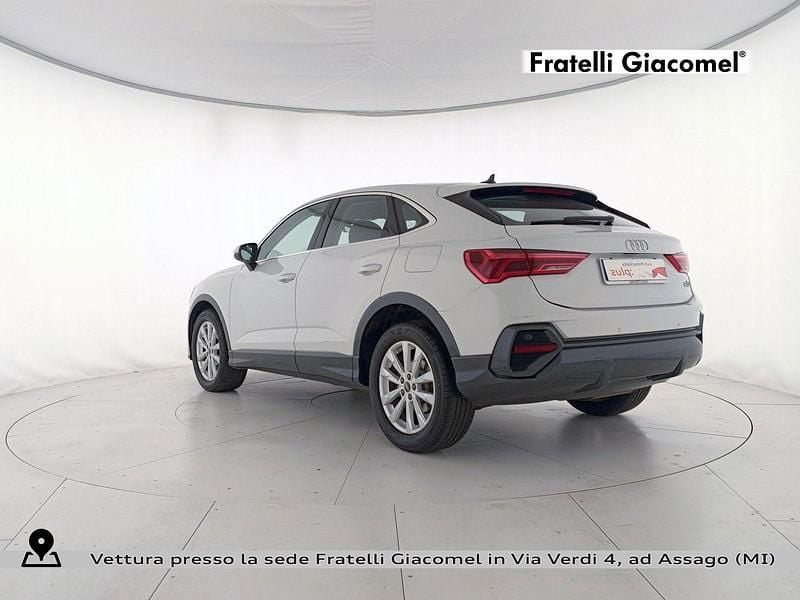 Usata Audi Q3 Sportback Ambiente 150 CV (110 kW) 2022 2y bianco ghiacciaio metallizzato SUV