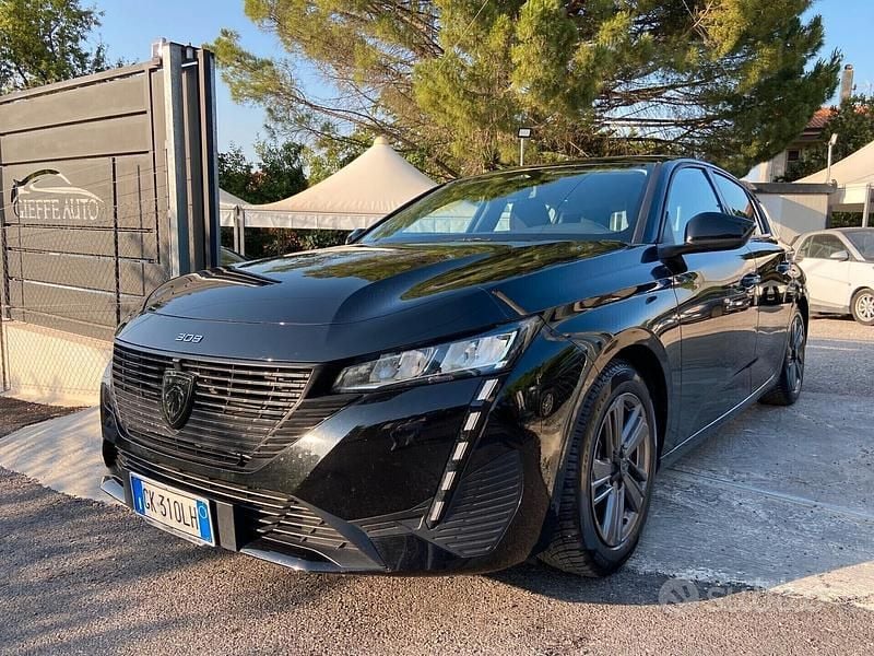 Usata Peugeot 308 Allure 131 CV (96 kW) 2022 Nero Berlina