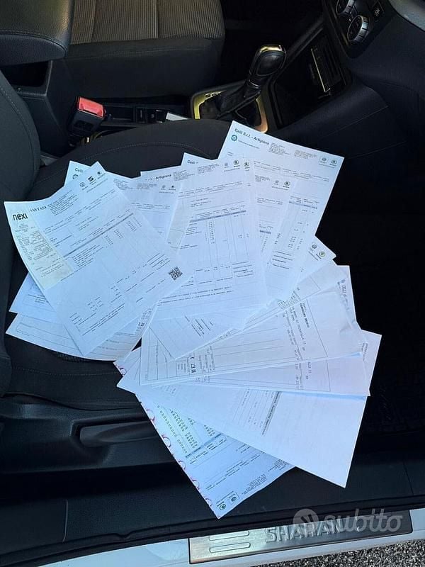 Usata VW Sharan Highline 140 CV (102 kW) 2012 Bianco Monovolume