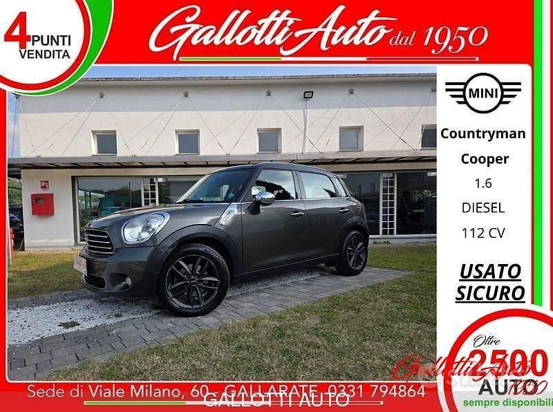 Usata Mini Cooper D Countryman 112 CV (82 kW) 2014 Grigio SUV