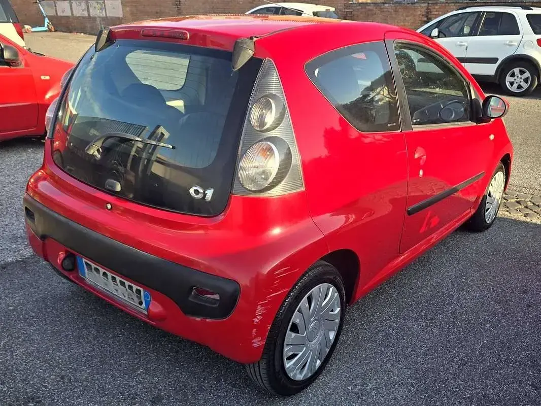Usata Citroën C1 68 CV (50 kW) 2008 Rosso Utilitaria
