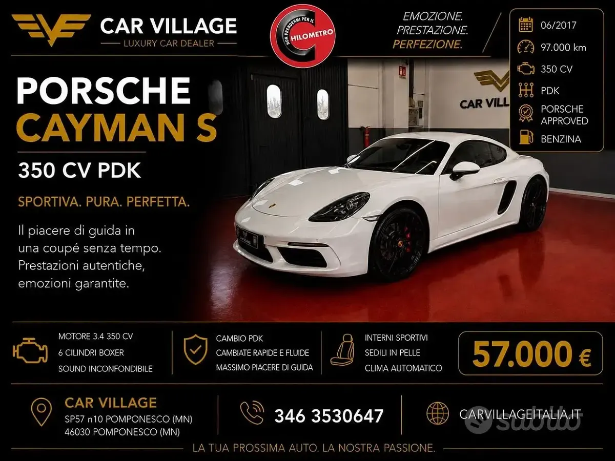 Usata Porsche 718 350 CV (257 kW) 2018 Coupé