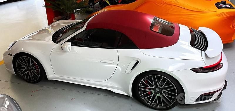 Usata Porsche 911 Turbo Cabriolet 2021 Bianco Cabrio