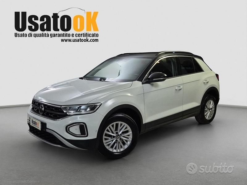 Bianco Usata 2022 VW T-Roc Life SUV | 20.500 € (Buon prezzo) - Immagine 1/4