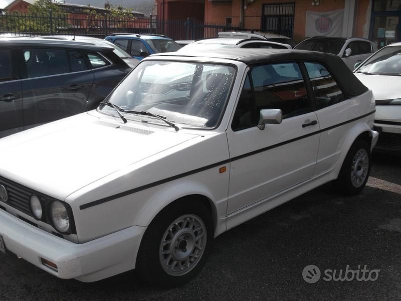 Usata VW Golf Cabriolet 73 CV (53 kW) 1990 Bianco Cabrio