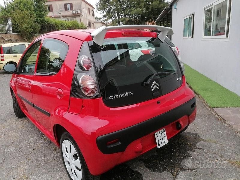 Usata Citroën C1 68 CV (50 kW) 2011 Rosso Utilitaria