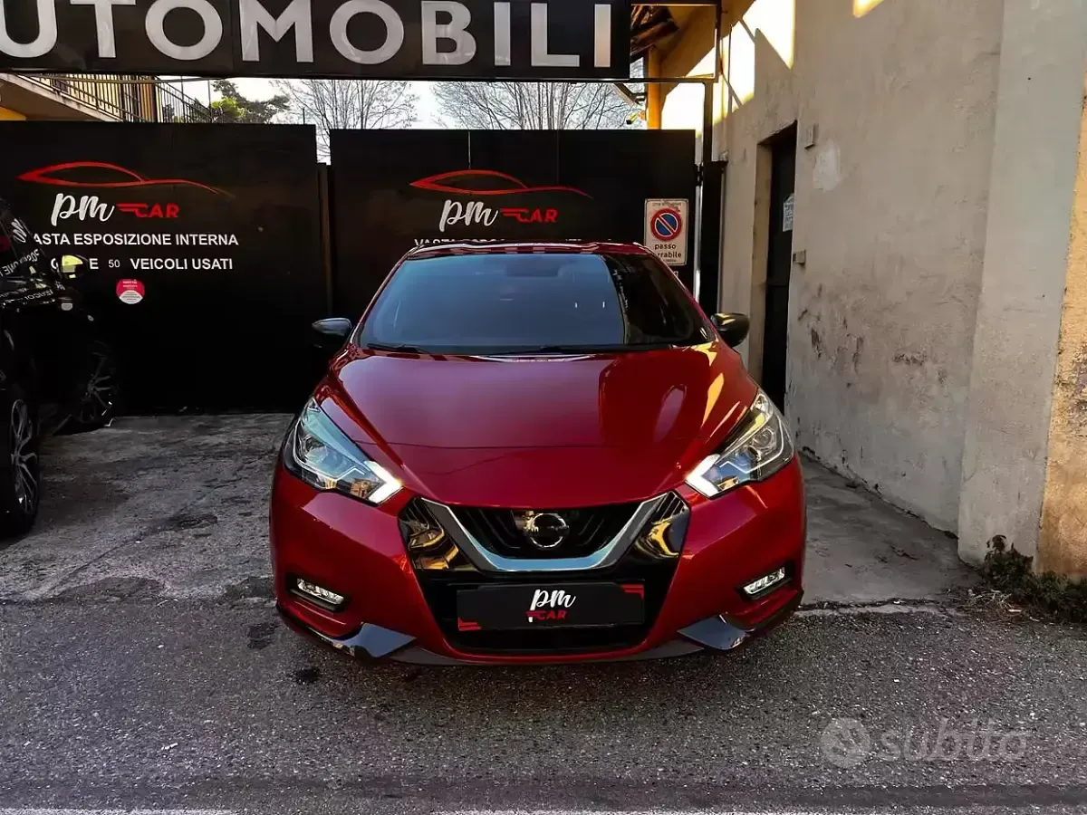 Begagnad Nissan Micra 117 HK (86 kW) 2019 Röd Halvkombi