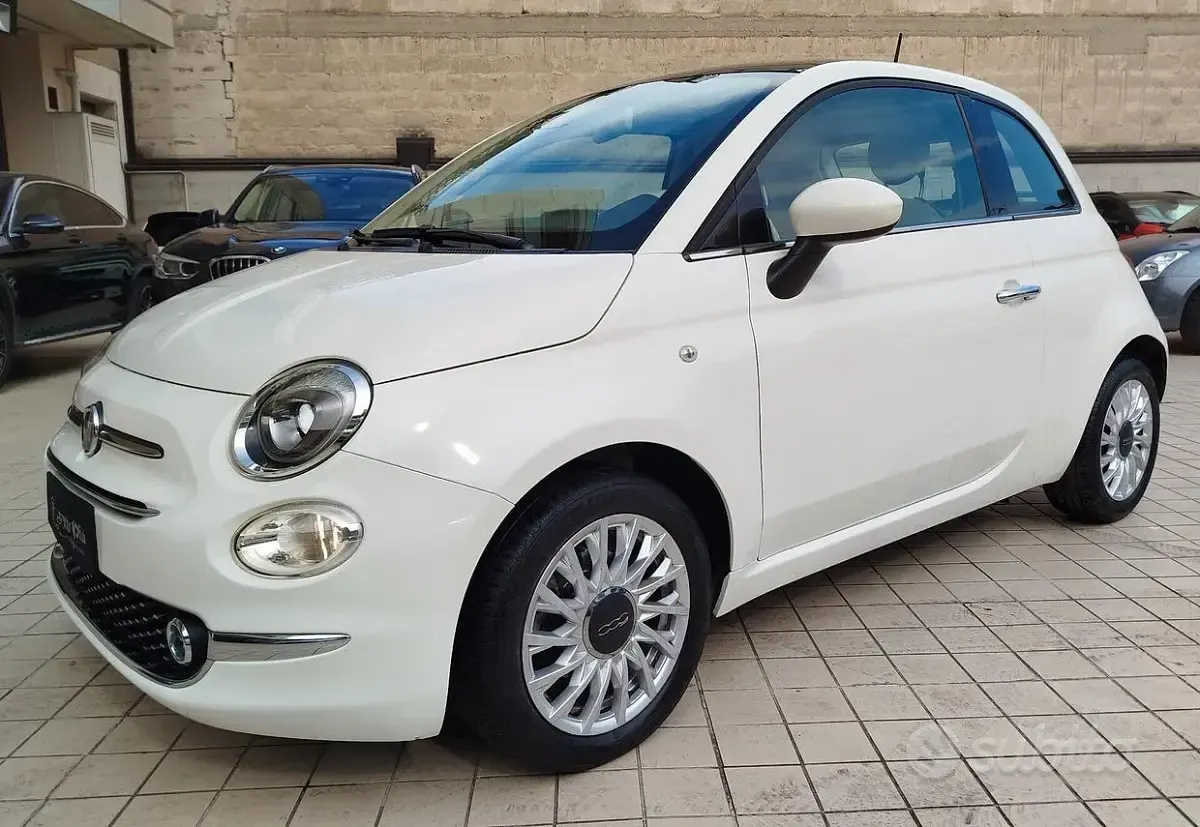 Usata Fiat 500 Lounge 69 CV (50 kW) 2016 Bianco Utilitaria