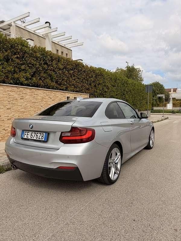 Usata BMW 220 M Sport 190 CV (139 kW) 2016 Argento Coupé