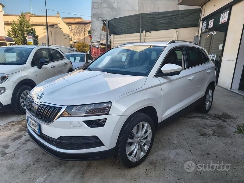 Usata Skoda Karoq Style 115 CV (84 kW) 2018 Bianco SUV