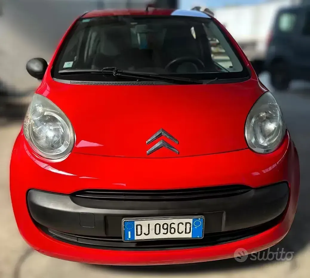 Usata Citroën C1 68 CV (50 kW) 2007 Rosso Utilitaria