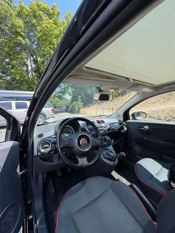 Usata Fiat 500 Lounge 69 CV (50 kW) 2015 Nero Utilitaria