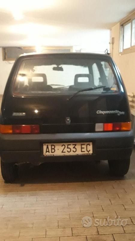 Usata Fiat 500 1994 Nero Utilitaria