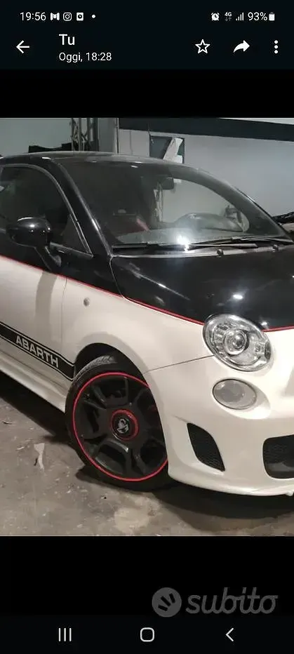 Usata Abarth 500 135 CV (99 kW) 2009 Bianco Utilitaria