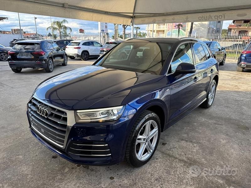Usata Audi Q5 S-Line 190 CV (139 kW) 2019 Blu SUV