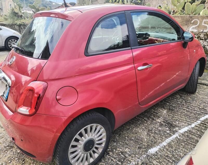 Usata Fiat 500 69 CV (50 kW) 2018 Rosso Utilitaria