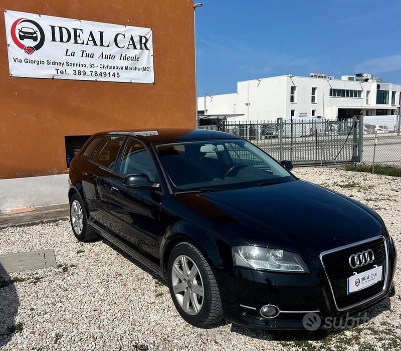 Usata Audi A3 Ambition 90 CV (66 kW) 2012 Nero Utilitaria