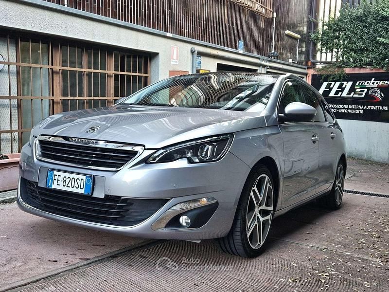 Usata Peugeot 308 SW GT-line 120 CV (88 kW) 2016 Grigio Station wagon