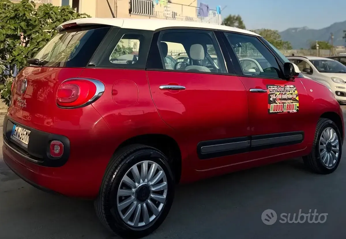 Usata Fiat 500L 84 CV (61 kW) 2015 Rosso Monovolume